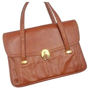 Vintage Mid Century Modern 1950s Housewife Vegan Leather Handbag